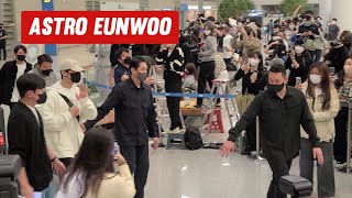 ASTRO EunWoo(차은우) Arrivals after Paris fashion week