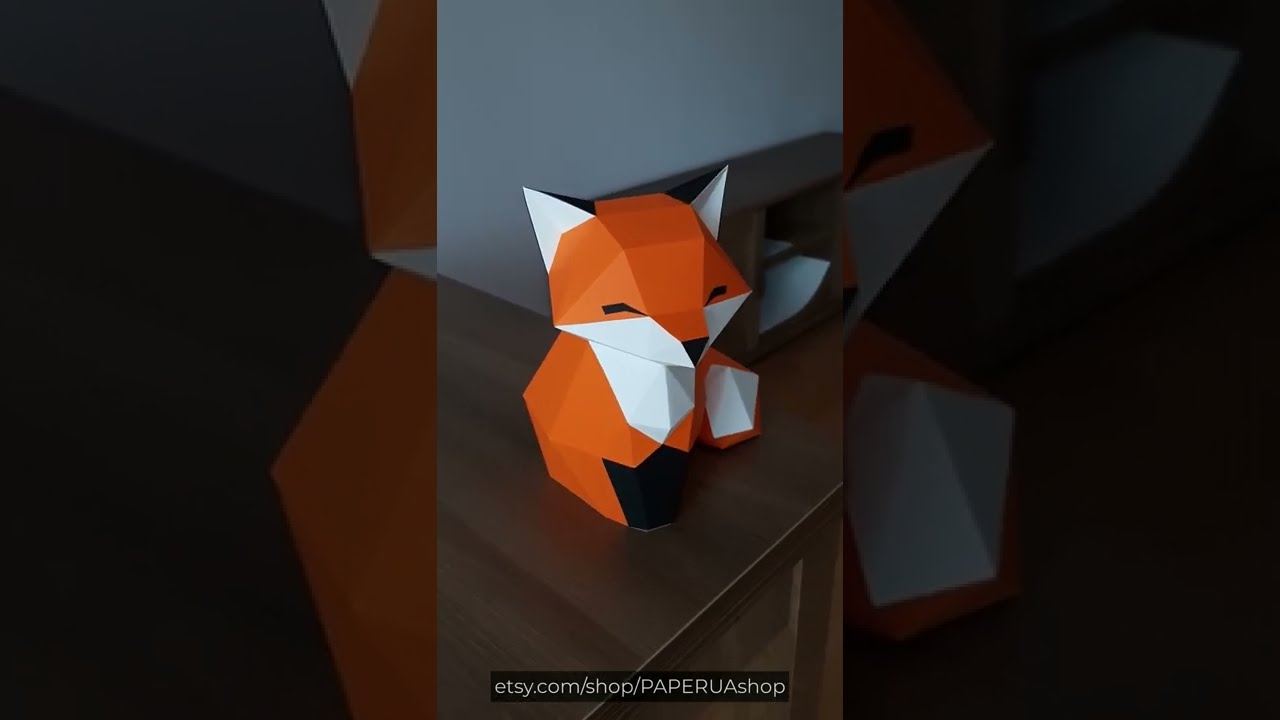 FOX Papercraft Low Poly 