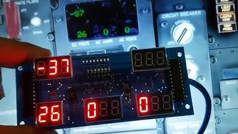 Electric Panel for PMDG737 with arduino