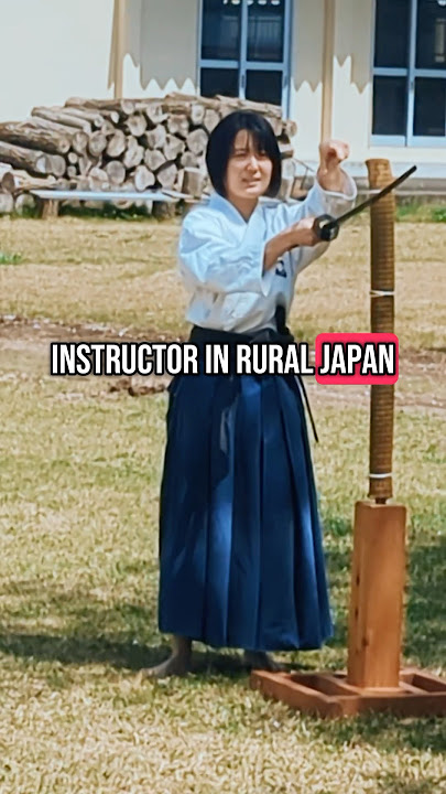 Train with a REAL Katana in Rural Japan #akitainakaschool #japan