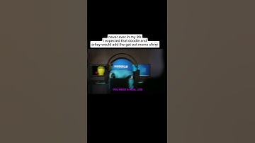 doodle and arkey get out!!!!! moment