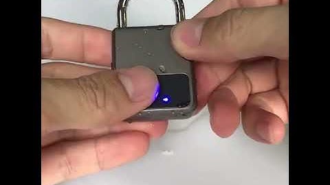 HUITEMAN Smart Fingerprint Lock Anti Theft Door Lock USB Charging Waterproof Keyless Padlock