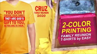 2-Color Printing: T-shirt Printing