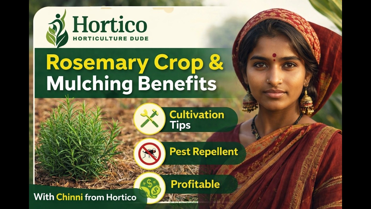 Rosemery Mulching  | #hortico
