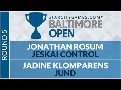 SCGBALT: Round 5 - Jadine Klomparens VS Jonathan Rosum [Modern]