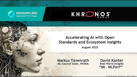 Khronos ML Council: Accelerating AI with Open Standards and Ecosystem Insights