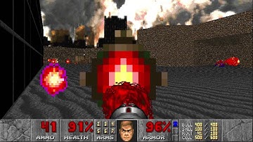 Doom 2: Hell on Earth (Ultra-Violence Plus 100%) - Map 16: Suburbs