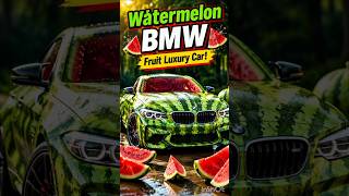 Luxury BMW Watermelon Car 🍉🚗 | Fruit Car AI Creation | Amazing Fruit Vehicle🔖 #WatermelonCar #Fruit