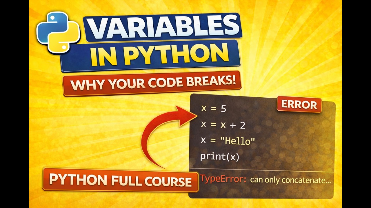 Variables in Python - YouTube