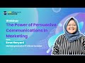 The power of persuasive communications in marketing  webinar edunitas expertclass