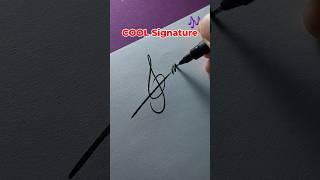 Artistic Signature 🎶 #music #howtosign #signature #shorts #art #secret