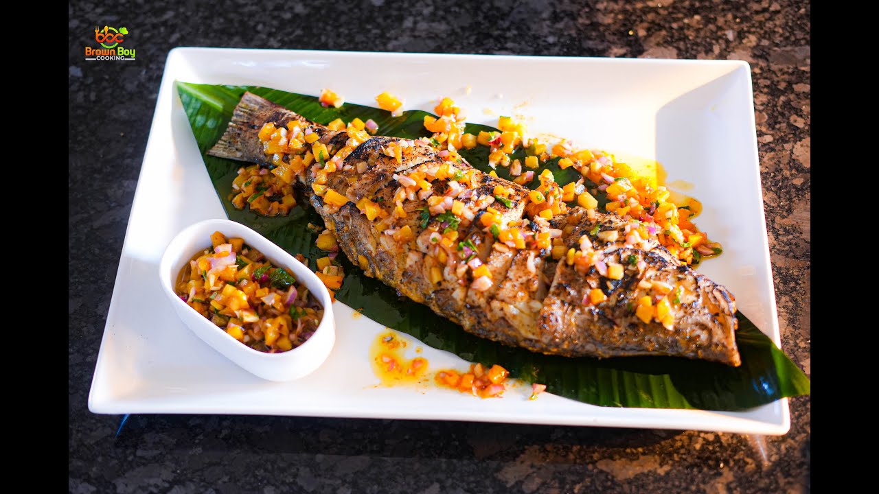 Fried whole fish Pan fry Barramundi Koral fish Grilled