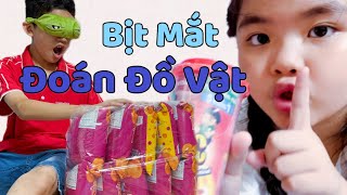 Thử Thách Bịt Mắt Đoán Đồ Vật | Kitty Rio Family