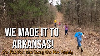 Made It To Our Arkansas Property | First Night | Road Trip VLog