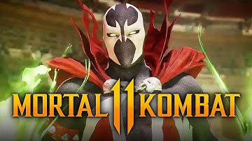 Mortal Kombat 11 - Spawn NEW Intro Dialogue VS Kotal Kahn! (Osh-Tekk Vandal Skin FIRST LOOK!)