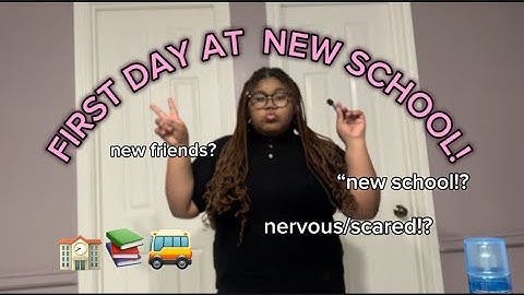 FIRST DAY @ NEW SCHOOL  + GRWM VLOG + MINI VLOG