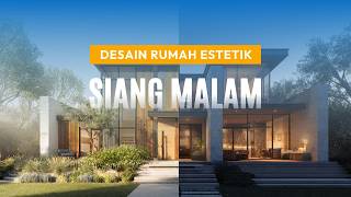 Desain Rumah Estetik Siang Malam