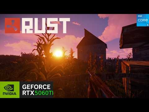 RTX 5060TI / RUST / I5 12400 / High Settings / 1080p