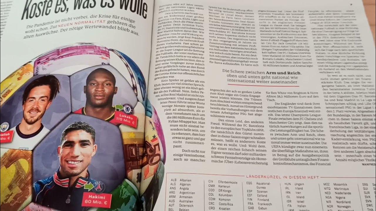 Kicker Sonderheft Europas Top Ligen 2022/23 Kicker Sonderheft Europas Top Ligen 2021/2022 - YouTube