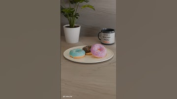 Good Morning World!__3D Donut animation #blender3danimation  #shorts  #donut