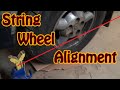 DIY Perform A Vehicle Front End Alignment Using String and a Ruler - Front End Replacement Part 3