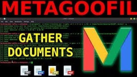 Metagoofil Kali Linux - Ricerca documenti online