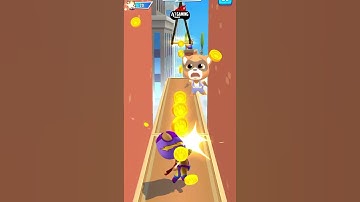 Talking Tom Hero Dash Mighty Ginger On Sliding Walls Funny Race Android Gameplay #Shorts #TalkingTom