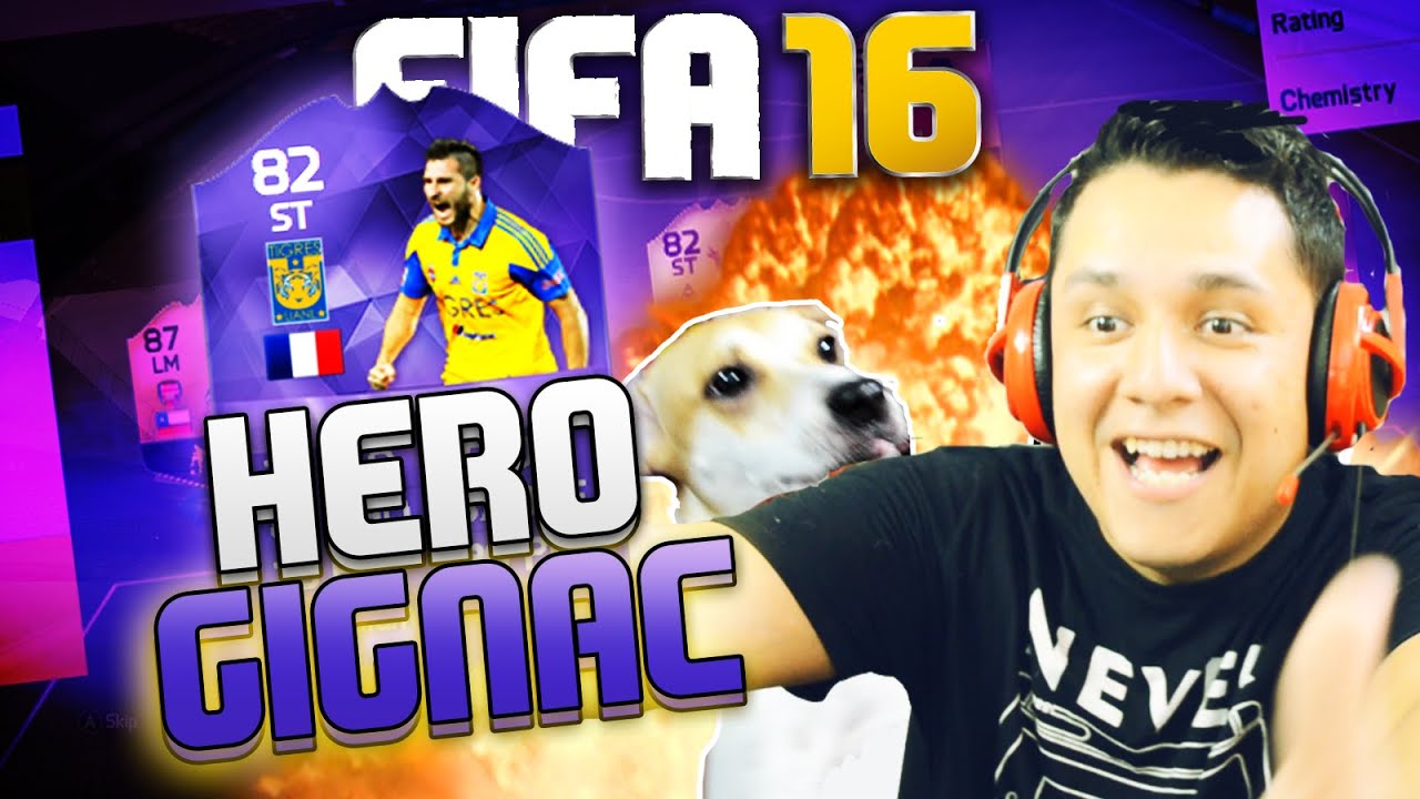 JOGANDO C/ HERO GIGNAC!!!! QUE TANQUE!!! FIFA 16 ULTIMATE TEAM