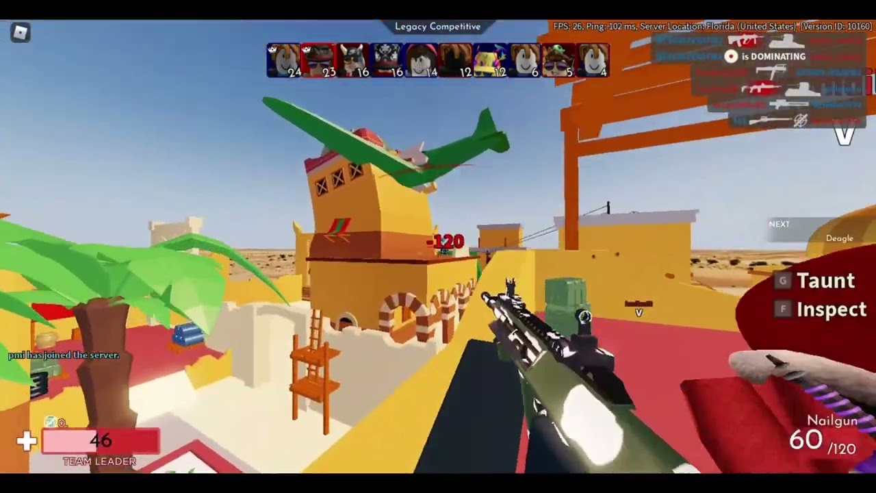 Beating A HACKER in Roblox Arsenal