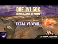  live  excal vs vivid  1v1 50k challenge by ahmad  cc zero hour