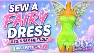 How to Sew a Fairy Dress | Beginner Sewing Tutorial + PDF Sewing Pattern | DIY Costume
