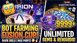 [Yu-Gi-Oh! Master Duel] How to bot farm the Fusion Cup 🤖😏✌🏻💎🃏