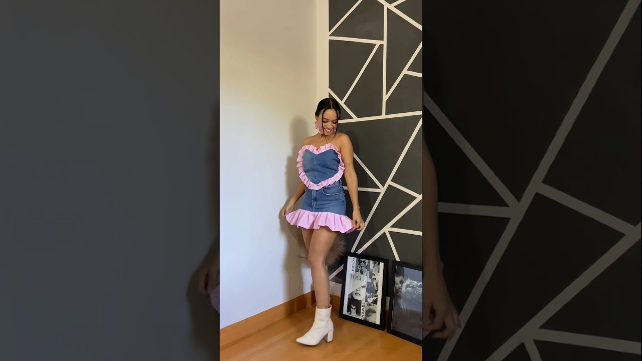 Meu look já está pronto! Querem tutorial? #customização #saojoao #diy