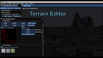Spidex 3d Editor [15] Better Terrain with an editor, Learning C++ & OpenGL