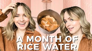 My hair is THRIVING  Rice Water Treatment  Kayley Melissa