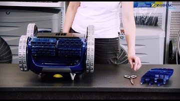 How to change  brushes of a Zodiac Vortex cleaner