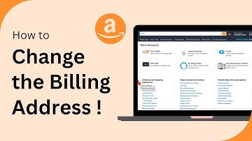 How To Change Billing Address On Amazon !