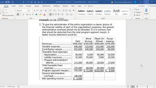 ACC 311 practice problems Chapter 11