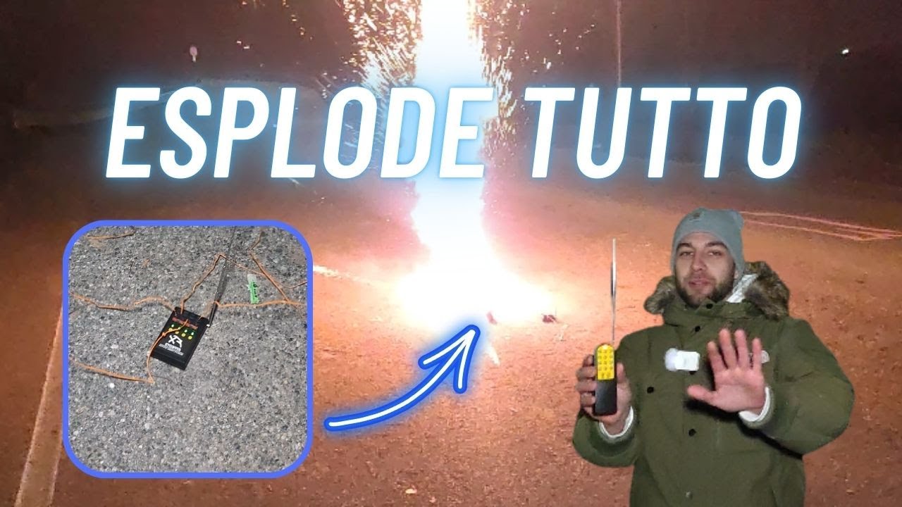 COME ACCENDERE i FUOCHI D'ARTIFICIO con una CENTRALINA PIROTECNICA!  #tutorial 