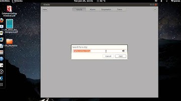 Gnome Clocks: Search