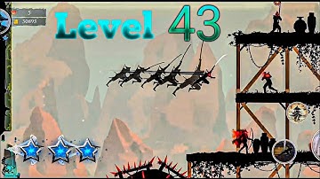 Ninja arashi 2 shadow return level 43 complete with 3 Star ⭐ #ninja