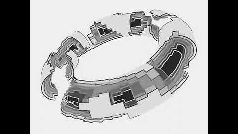 overlapping torus. Draw by openFrameworks