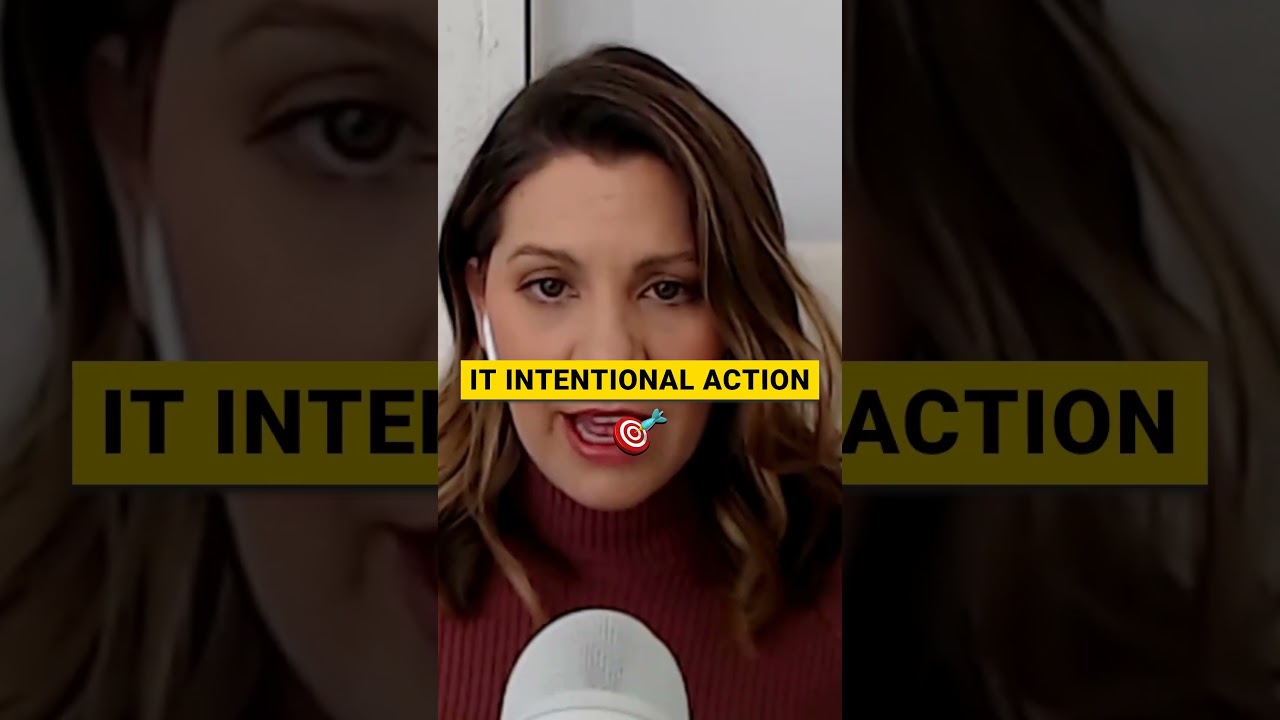 Take Intentional Action ➡️