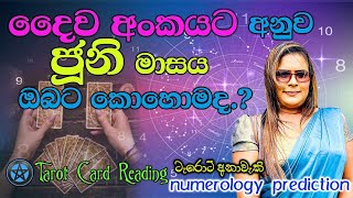 දෛව අංකයට අනුව ජුනි මාසය ඔබට කොහොමද.?| June Numerology Predictions | Sinhala Tarot Card Reading