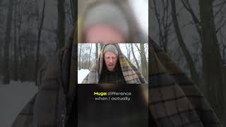 Stay warm in the woods with just a single candle