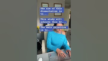 How to write aims and objectives in your dissertation introduction chapter