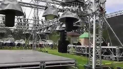 TPA Shark TP 450 single 10” line array system and P181 single 18” subwoofer