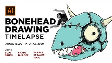 Drawing in Adobe Illustrator | Blob brush | Shape Builder | Symbol Sprayer Tool