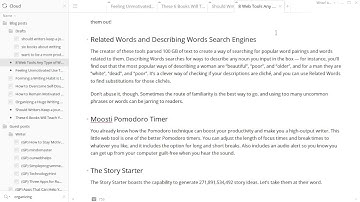 Write! Text Editor - Video Tour of the App