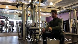 Squat & Cable Row